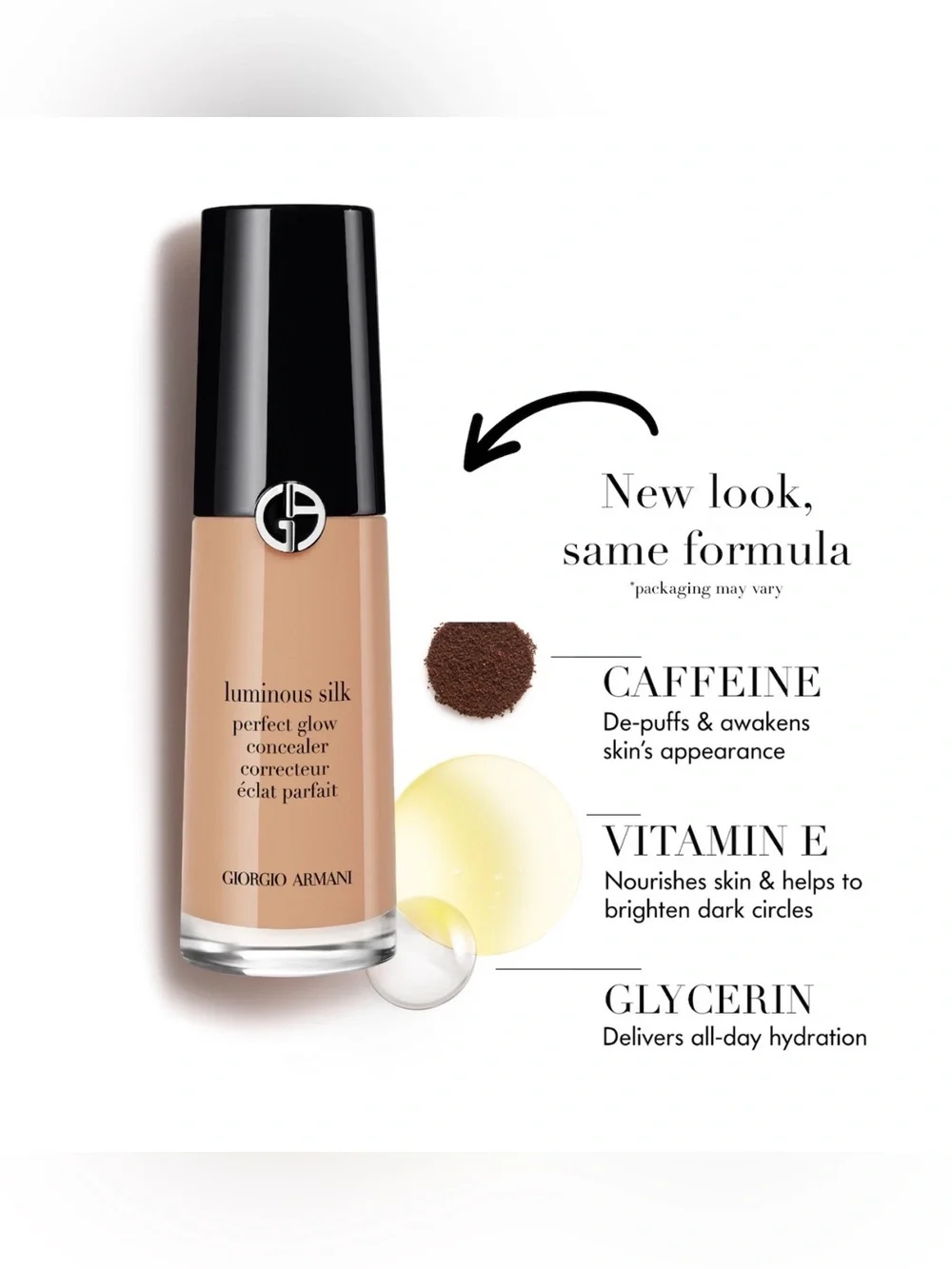 ARMANI BEAUTY Luminous Silk Hydrating Face and Under-Eye Concealer -4.5 -  NIB